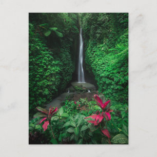 Forces   Leke Leke Waterfalls in Bali Briefkaart