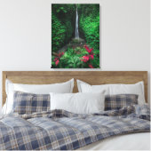 Forces | Leke Leke Waterfalls in Bali Canvas Afdruk (Insitu (Slaapkamer))