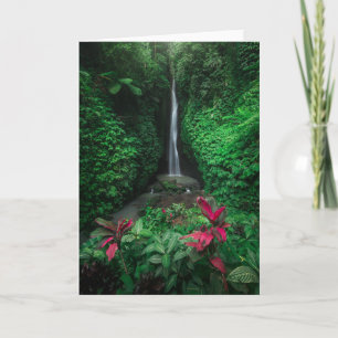 Forces Leke Leke Waterfalls in Bali Kaart