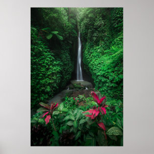 Forces   Leke Leke Waterfalls in Bali Poster