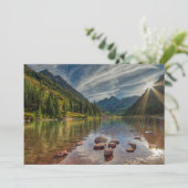 Forces | Maroon Bells Colorado Bedankkaart (Staand voorkant)