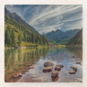 Forces | Maroon Bells Colorado Glazen Onderzetter (Voorkant)