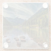 Forces | Maroon Bells Colorado Glazen Onderzetter (Achterkant)