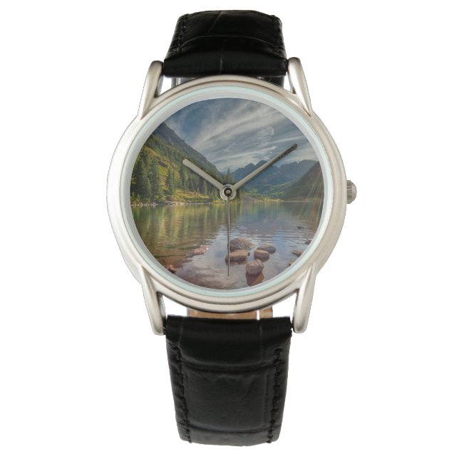 Forces | Maroon Bells Colorado Horloge (Voorkant)