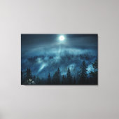 Forces | Moonlit Forest Canvas Afdruk (Voorkant)