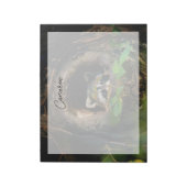 Forces | Raccoon Peeking Notitieblok (Linkerzijde)