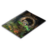 Forces | Raccoon Peeking Notitieboek (Linkerzijde)