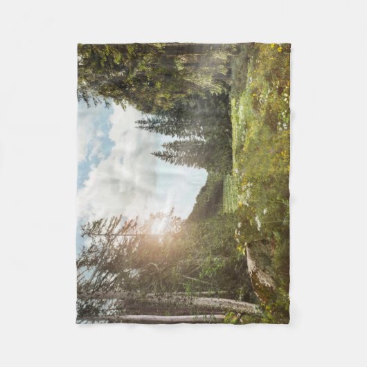 Forces | Sun Peeking Thru Fleece Deken (Voorkant)