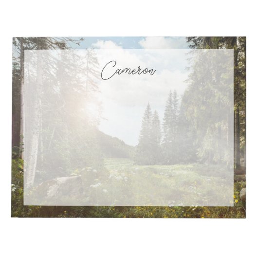 Forces | Sun Peeking Thru Notitieblok (Voorkant)