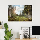 Forces | Sun Peeking Thru Poster (Thuiskantoor)