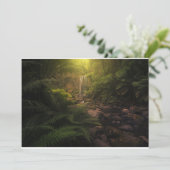 Forces | Sunlight Highlights Waterfall Bedankkaart (Staand voorkant)
