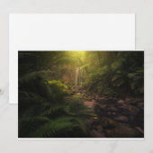 Forces | Sunlight Highlights Waterfall Bedankkaart (Voorkant / Achterkant)