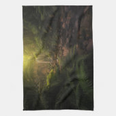 Forces | Sunlight Highlights Waterfall Theedoek (Verticaal)