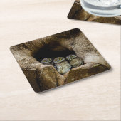 Forces | Three Owls Looking Kartonnen Onderzetters (Schuin)