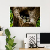 Forces | Three Owls Looking Poster (Thuiskantoor)