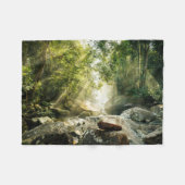 Forces | Tropical Jungle Forest Fleece Deken (Voorkant (Horizontaal))