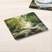 Forces | Tropical Jungle Forest Kartonnen Onderzetters (Schuin)