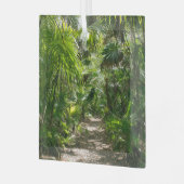 Forces Tropical Rainforest Tulum Mexico Glas Ornament (Voorkant links)