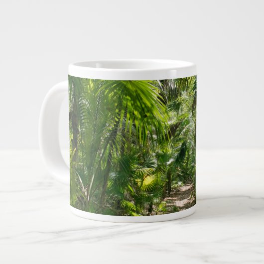 Forces Tropical Rainforest Tulum Mexico Grote Koffiekop (Links)