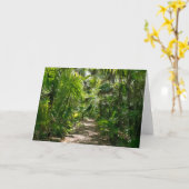 Forces Tropical Rainforest Tulum Mexico Kaart (Gele Bloem)