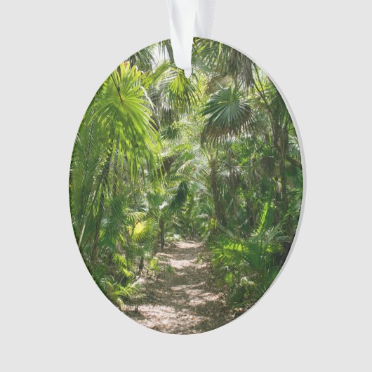 Forces Tropical Rainforest Tulum Mexico Ornament (voorkant)