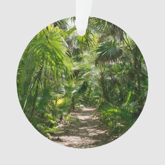 Forces Tropical Rainforest Tulum Mexico Ornament (voorkant)