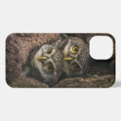 Forces Two Owls Looking iPhone Hoesje (Achterkant horizontaal)