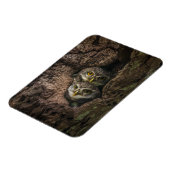 Forces Two Owls Looking Magneet (Linkerzijde)