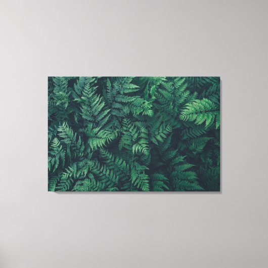 Forces | Woodland Ferns Canvas Afdruk (Voorkant)