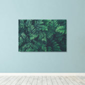 Forces | Woodland Ferns Canvas Afdruk (Insitu (Houten vloer))