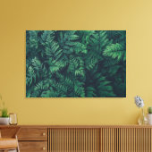 Forces | Woodland Ferns Canvas Afdruk (Insitu (Woonkamer))