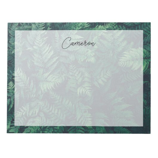 Forces | Woodland Ferns Notitieblok (Voorkant)