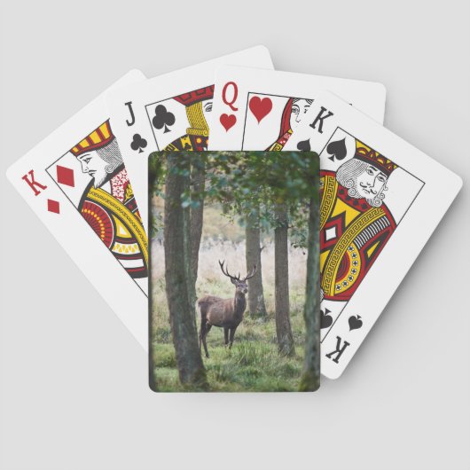 Forces Woodlands & Red Deer Pokerkaarten (Achterkant)