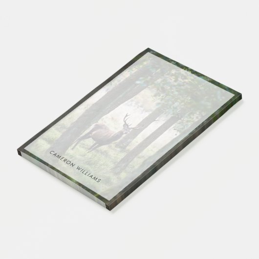 Forces Woodlands & Red Deer Post-it® Notes (Schuin)