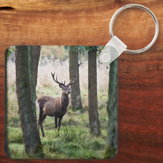 Forces Woodlands & Red Deer Sleutelhanger (Achterkant)