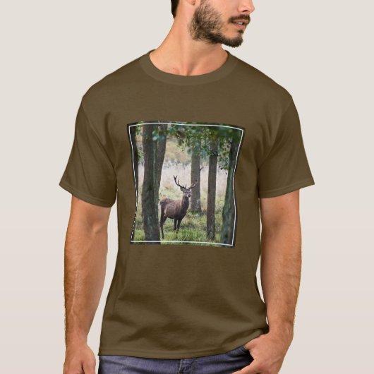 Forces Woodlands & Red Deer T-shirt (Voorkant)