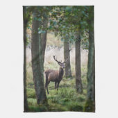 Forces Woodlands & Red Deer Theedoek (Verticaal)