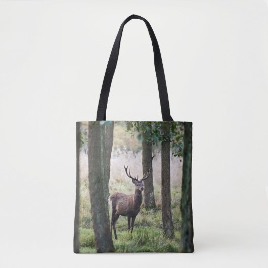 Forces Woodlands & Red Deer Tote Bag (Voorkant)