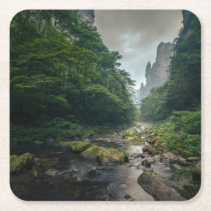 Forces Zhangjiajie National Forest Park Kartonnen Onderzetters