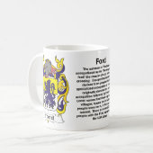 Ford Family Crest ona mok (Voorkant links)