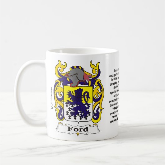 Ford Family Crest ona mok (Links)