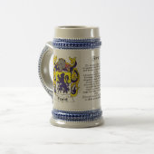 Ford Family Crest Stein Bierpul (Voorkant links)