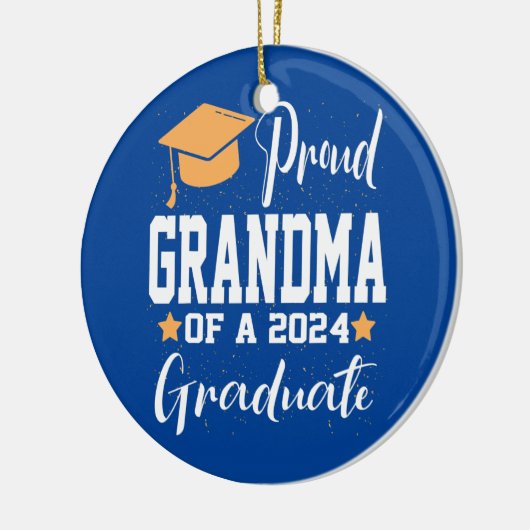 Ford Grandma A Klasse 2024 Afstuderen Dinosaur Keramisch Ornament (Links)