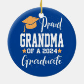 Ford Grandma A Klasse 2024 Afstuderen Dinosaur Keramisch Ornament (Achterkant)