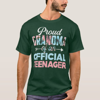 Ford grootmoeder van een officiële tiener 13th Bir T-shirt