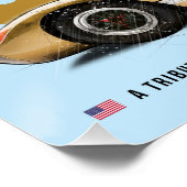 Ford GT40 Gold Tribute Perfect Poster (Hoek)