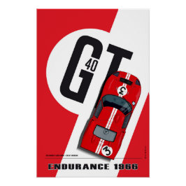 Ford GT40 Gurney-Grant Perfect Poster