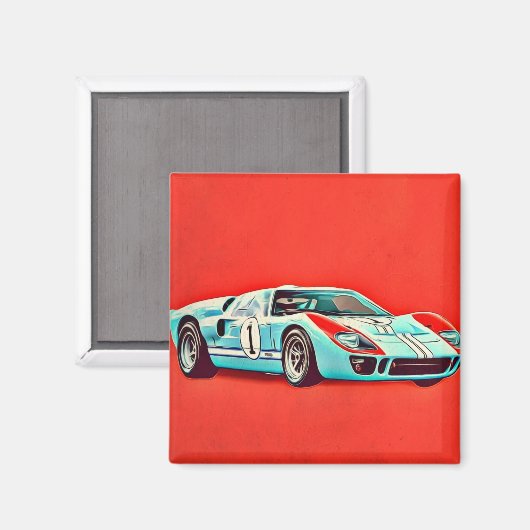 Ford GT40 Magneet (Voorkant / Achterkant)