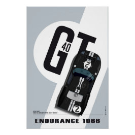 Ford GT40 McLaren-Amon Perfect Poster