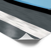 Ford GT40 Miles-Hulme LM 1966 Perfect Poster (Hoek)